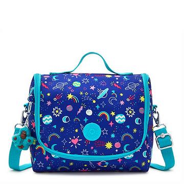 Kipling New Kichirou Printed Lunch Bag Çanta Mavi | TR 1058YX